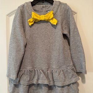 Hanna Andersson Gray and Yellow Dress size 100 / long shirt - dress
